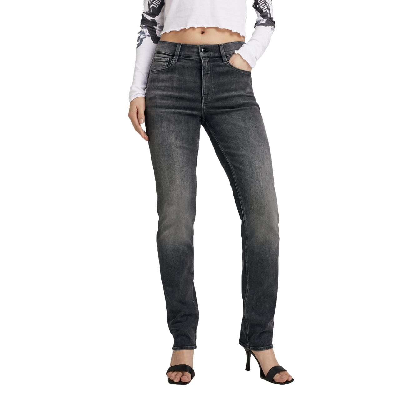 G-STAR RAW DENIM STRACE STRAIGHT WMN Damen Jeans